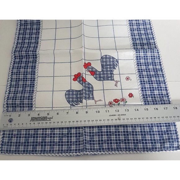 Portugal Colorful Tea Towel Kitchen Rooster 100% Cotton Birds Flowers Souvenir - Picture 7 of 9